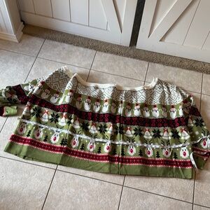 Festive Snowman  Homemade double person Christmas Sweater PatPat Brand